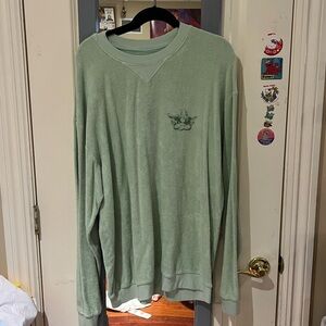 Boys Lie Mint Green Terry Cloth Sweatshirt